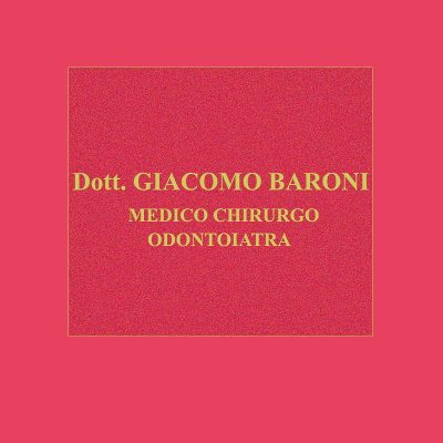 DOTT. GIACOMO BARONI